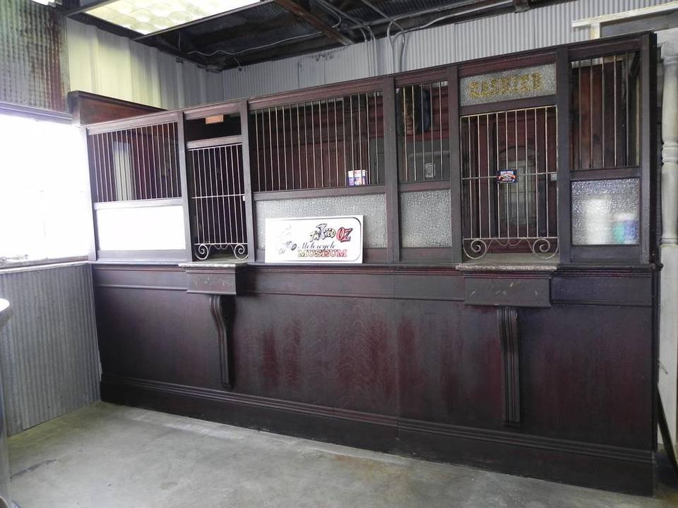 Bank teller windows from 1879